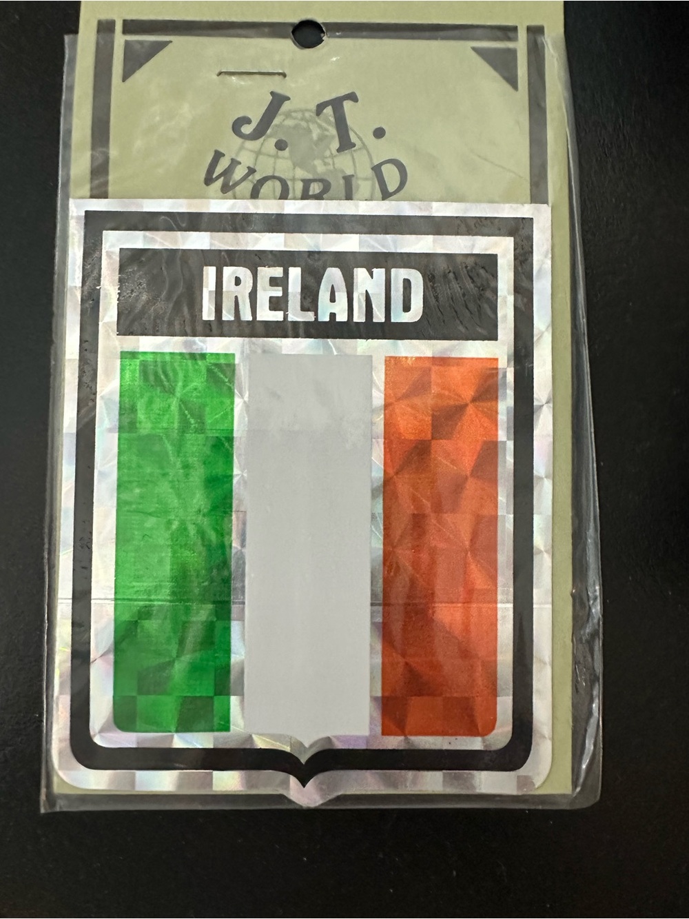Vintage Ireland Flag decal 🇮🇪